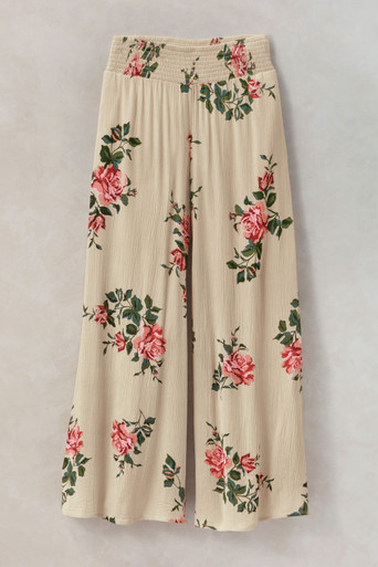 Climbing Rose Palazzo Pants