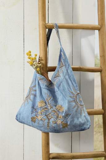 Embroidered TENCEL™ Bag