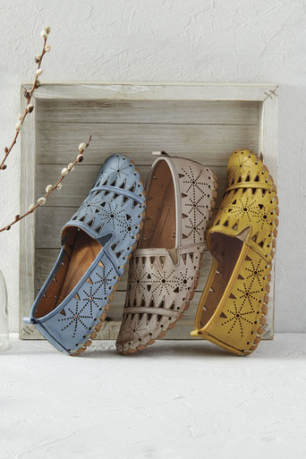 Fusaro Leather Flats by Spring Step®