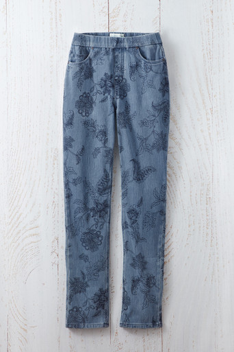 Impressions Knit Denim Leggings
