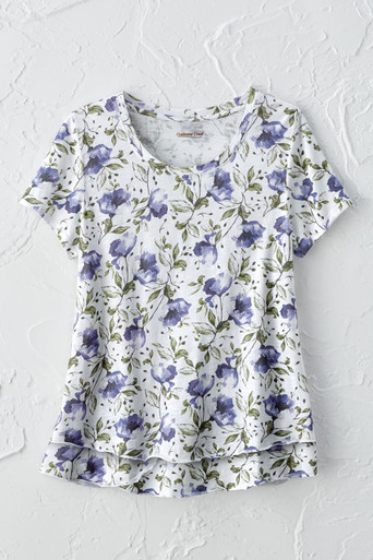Painted Poppies Slub Tee