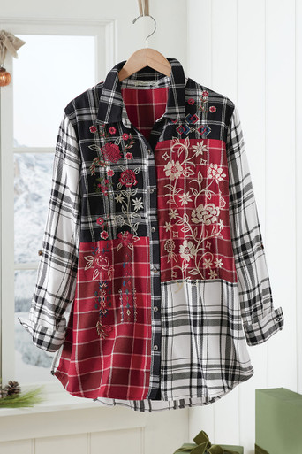 Plaid About You Tunic