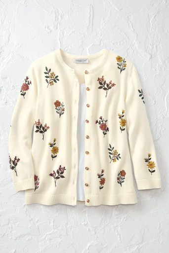 Wildflower Embroidered Cardigan